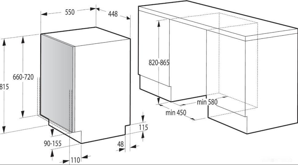 Посудомоечная машина Gorenje GV520E10