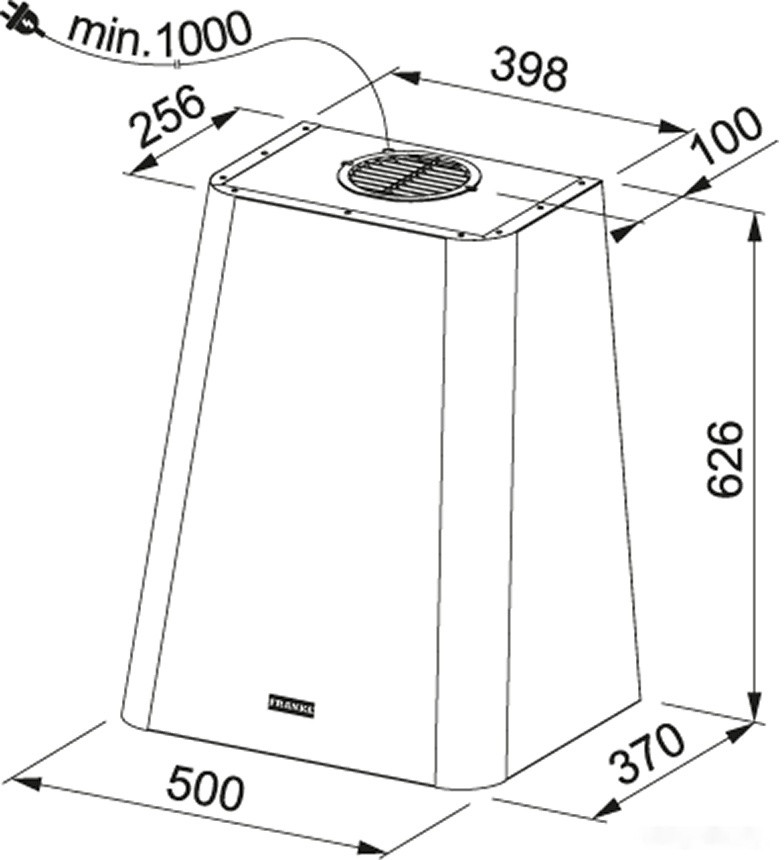 Вытяжка Franke Smart Deco FSMD 508 GN 335.0530.200