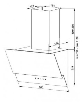 Вытяжка Grand Boston 60 BK