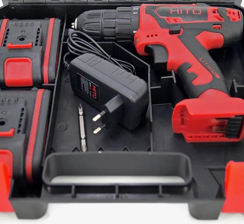Дрель-шуруповерт HITO CD2002 (с 2-мя АКБ)
