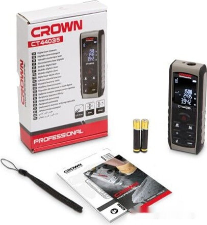Лазерный дальномер Crown CT44035