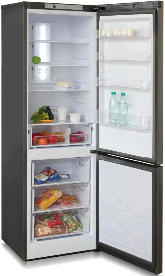 Холодильник с морозильником Бирюса I860NF