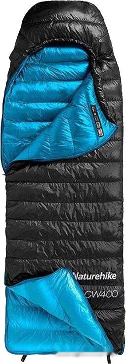 Спальный мешок Naturehike CW400 NH18C400-D (L, черный)