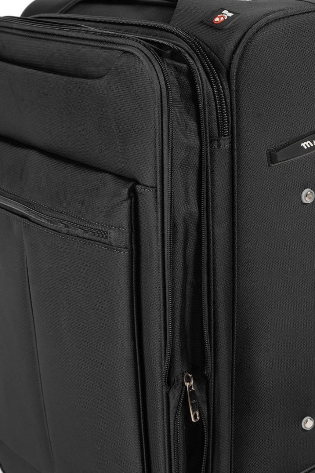 Чемодан Monza 8038# (M, черный)