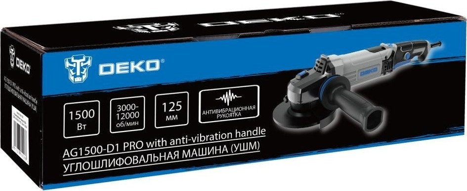 Угловая шлифмашина Deko AG1500-D1 Pro 083-1028