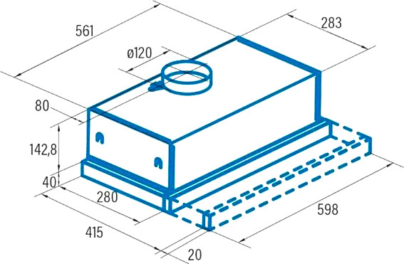 Вытяжка CATA TFB-5060 X 02034600