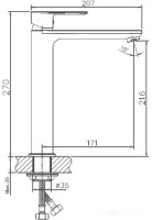 Смеситель Haiba HB11505 (хром)