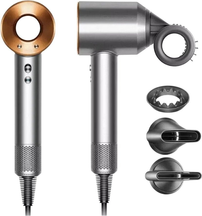 Фен Dyson HD15 Supersonic (евровилка, никель/медный)