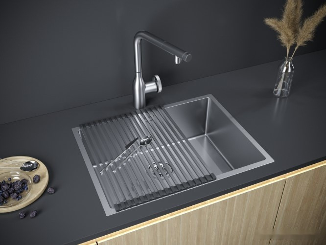 Кухонная мойка Paulmark PM215844-BS