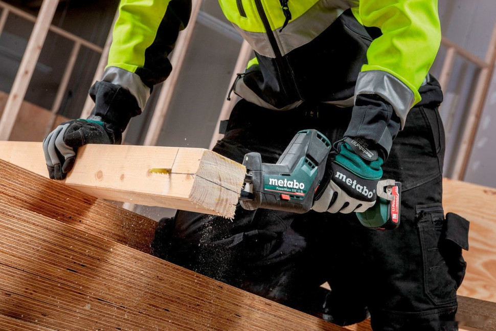 Сабельная пила Metabo Powermax SSE 12 BL (с 2-мя АКБ 2Ah)