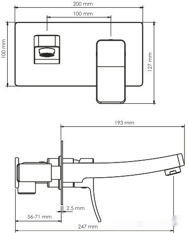 Смеситель Wasserkraft Aller 10630