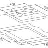 Варочная панель Weissgauff HGG 451 WFH