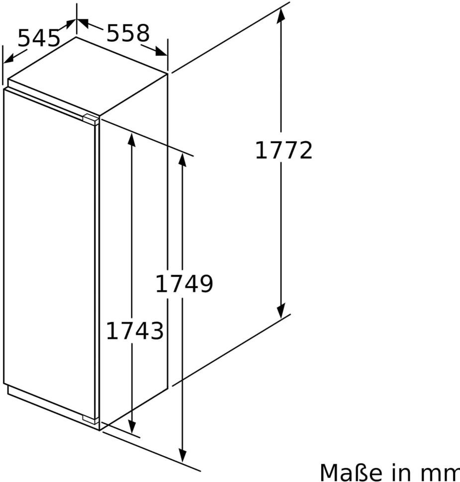  Встраиваемый холодильник Bosch KIF81PFE0