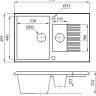Кухонная мойка БелЭворс Forma L (черный, без сифона)