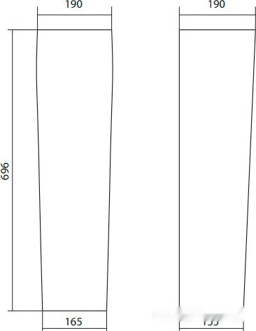 Умывальник Santek Нео-60 1.WH30.2.186+1.WH30.2.182