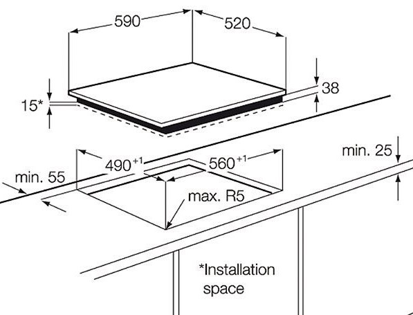 Варочная панель Electrolux CPE644RBC