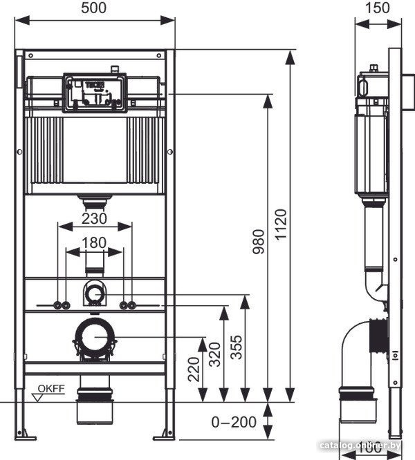 Система инсталляции Tece 9.400.414