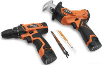 Daewoo Power DGA 1220Li SET (шуруповерт, сабельная пила, 2 АКБ, сумка)