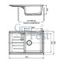 Кухонная мойка GranFest Practic GF-P760L