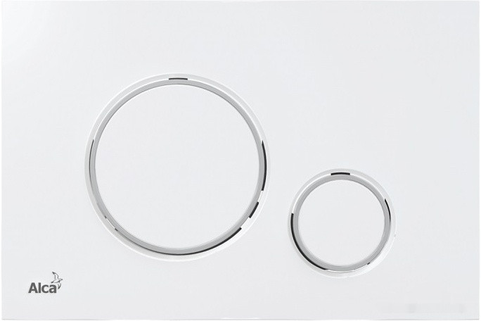 Панель смыва Alcaplast M770 (белый/хром глянцевый)