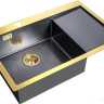 Кухонная мойка Zorg A 7851 L (графит/бронза)