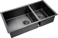 Кухонная мойка Zorg PVD-78-2-44 (графит)