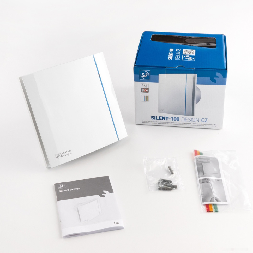 Осевой вентилятор Soler & Palau Silent-100 CZ Matt White Design - 4C 5210007800