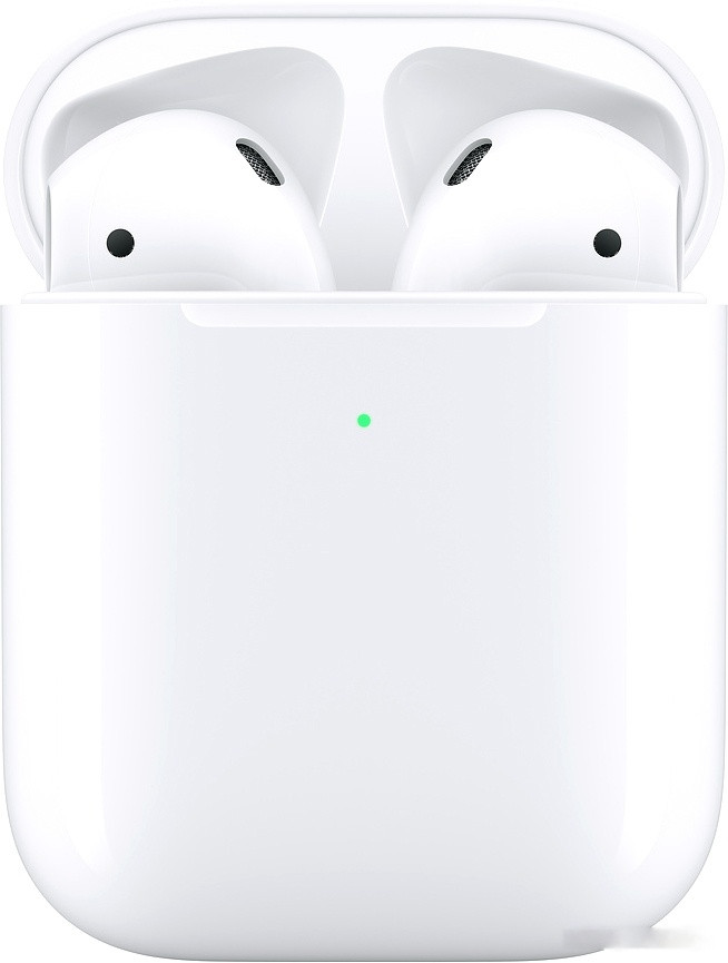 Наушники Apple AirPods 2 в футляре с возможностью беспроводной зарядки