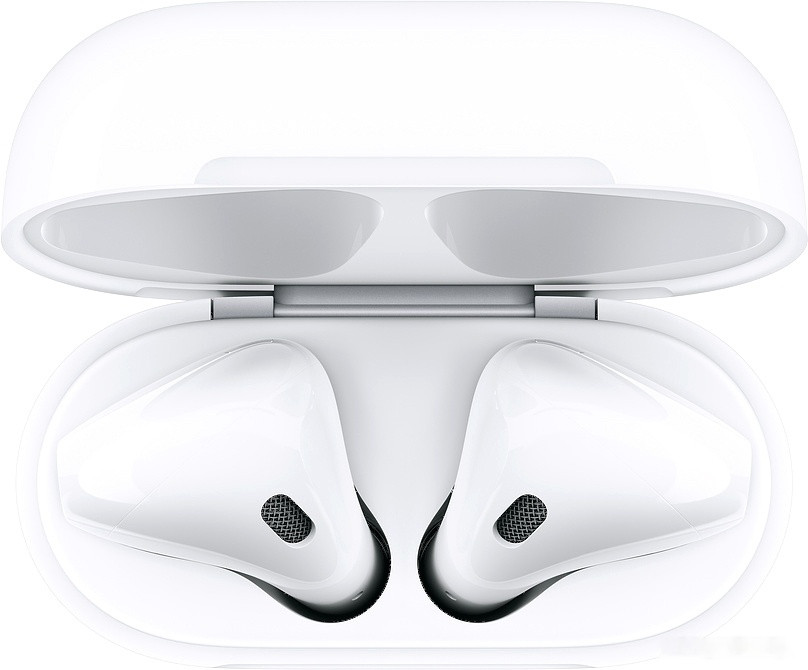 Наушники Apple AirPods 2 в футляре с возможностью беспроводной зарядки