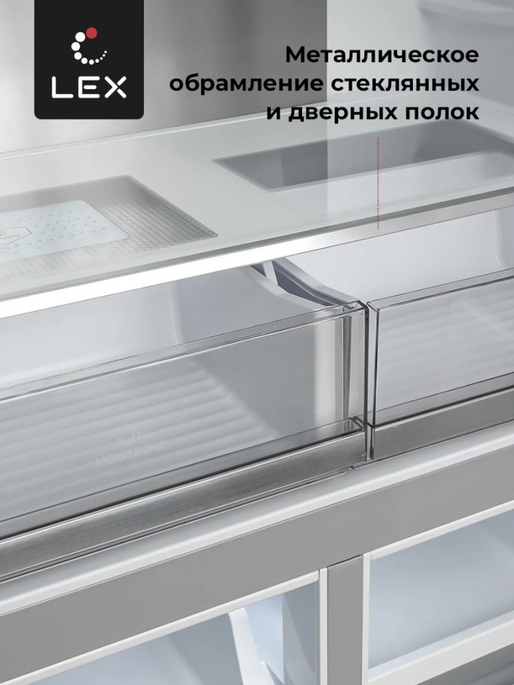 Четырёхдверный холодильник LEX LCD505WOrID
