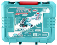 Угловая шлифмашина Total TAGLI211542 (с 1-им АКБ, кейс)