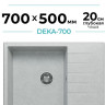 Кухонная мойка Polygran Deka 700 (светло-серый)