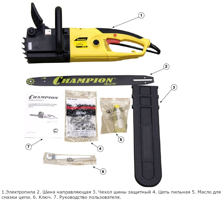 Электрическая пила Champion 422-18
