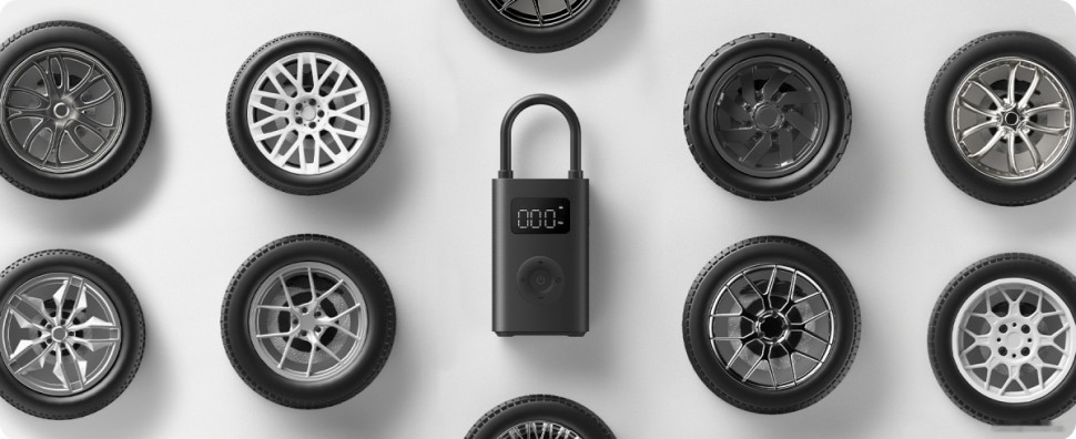 Велокомпрессор Xiaomi Mi Portable Electric Air Compressor 2 BHR7112GL (международная версия)