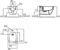 Биде Ideal Standard Tesi [T355201]