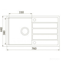 Кухонная мойка Zorg ECO 3 (бежевый)