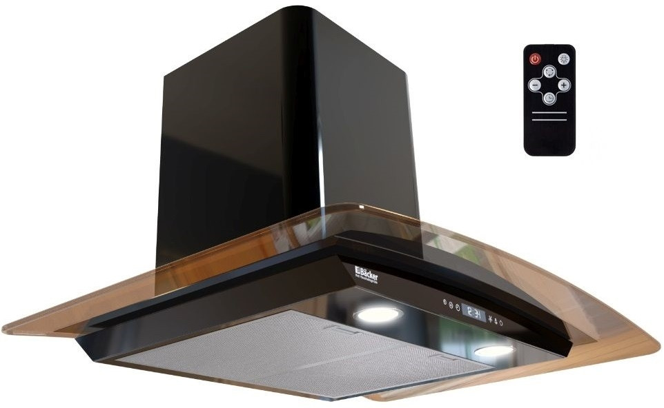 Вытяжка Backer QD60E-TGL200RC DG Black