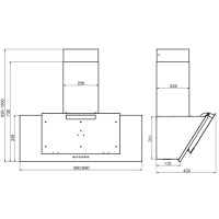 Вытяжка Elikor Рубин Базис S4 90П-700-Э4Д перламутр стекло