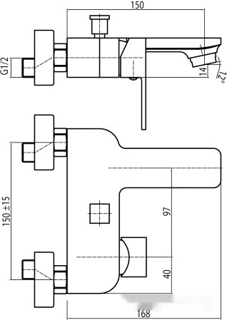 Смеситель Valvex Loft Gold 2455810