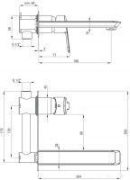 Смеситель Deante Arnika Nero BQA N54L
