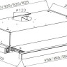 Вытяжка Weissgauff TEL 600 2M Black Glass