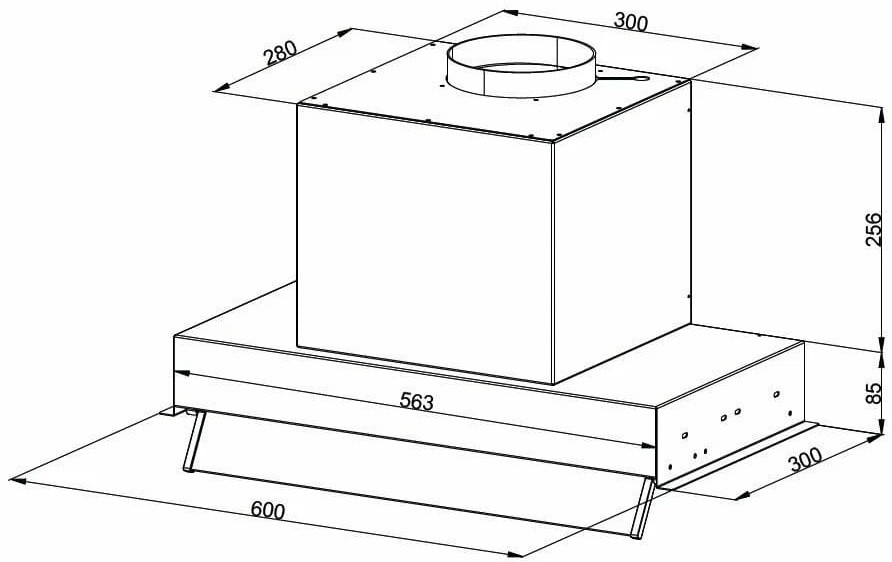 Вытяжка Kuppersberg NANCY 60 Black