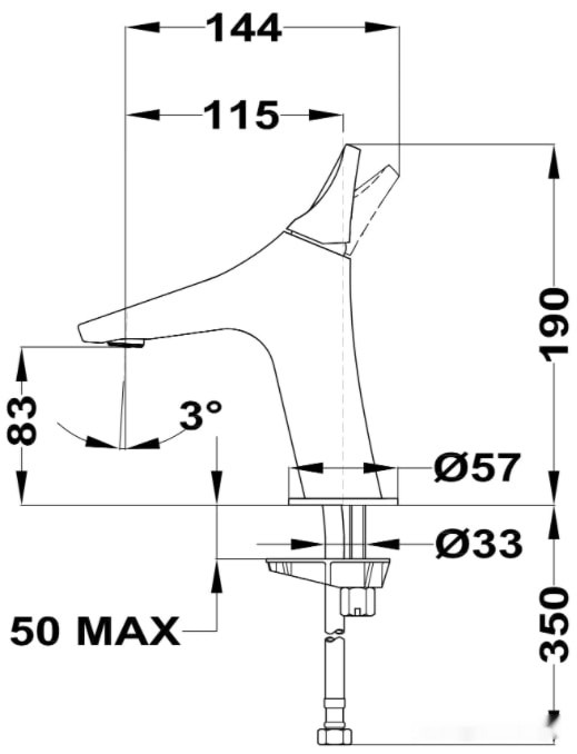 Смеситель Teka Sense 913460200