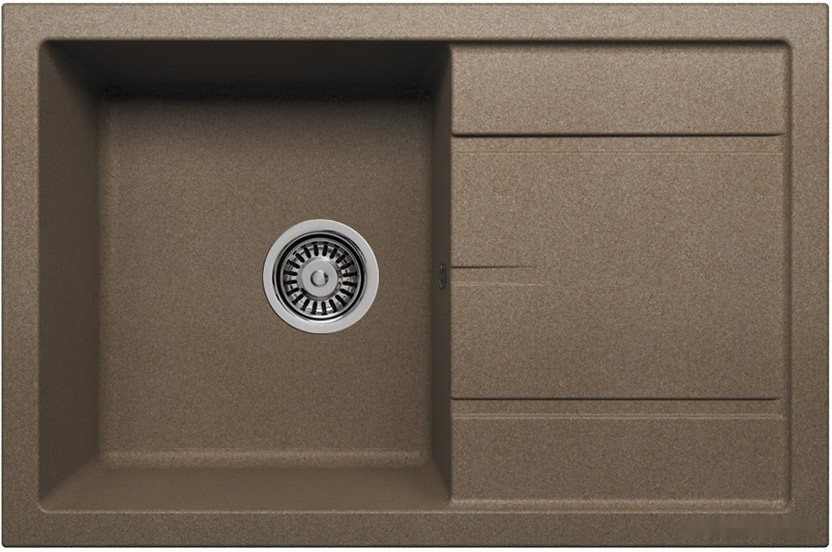 Кухонная мойка Tolero R-112 (темно-бежевый)