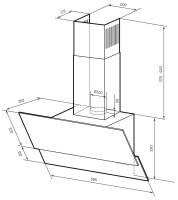 Вытяжка LEX Mera 600 (белый)