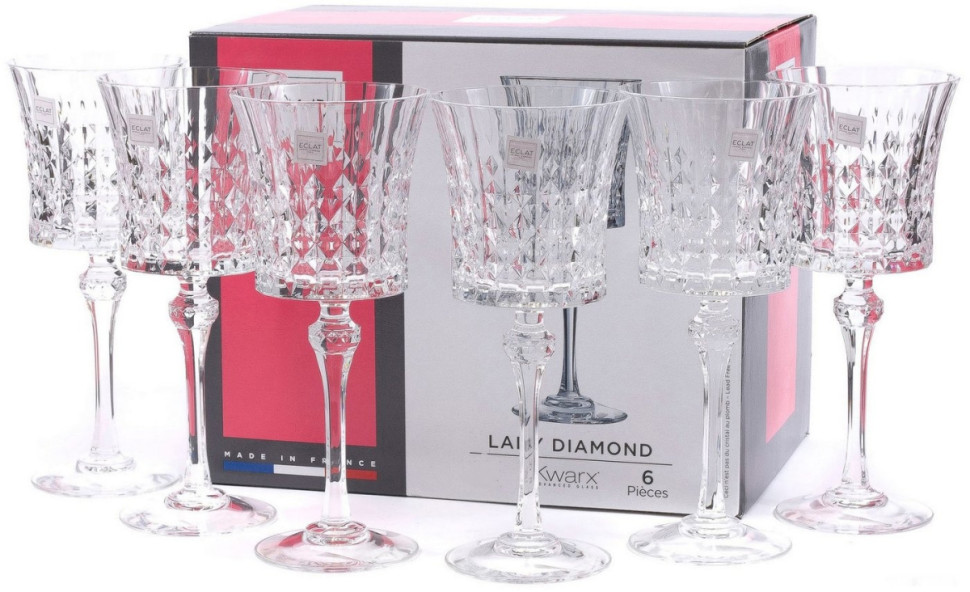 Набор бокалов для вина Eclat Lady Diamond L9744