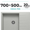 Кухонная мойка Polygran Deka 700 (серый)