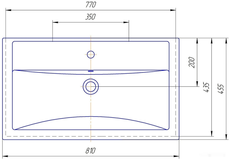 Умывальник Kirovit Фостер 800