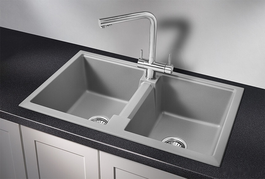 Кухонная мойка Granula GR-8101 (алюминиум)
