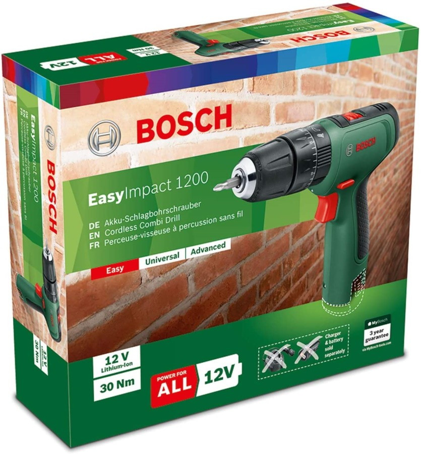 Дрель-шуруповерт Bosch EasyImpact 1200